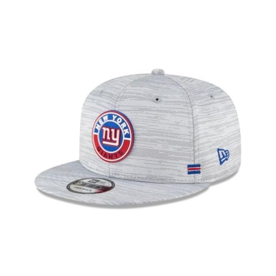 Grey New York Giants Hat - New Era NFL Official NFL Fall Sideline 9FIFTY Snapback Caps USA4106829